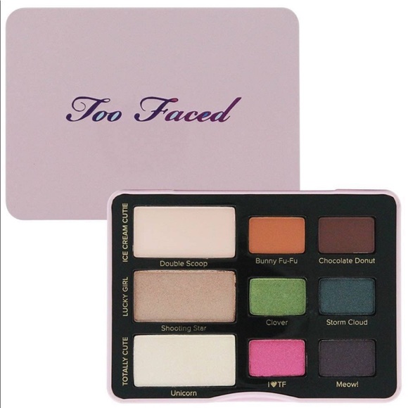 BNIB Too Faced “Totally Cute” Eyeshadow Pallet 💜 - Picture 3 of 7